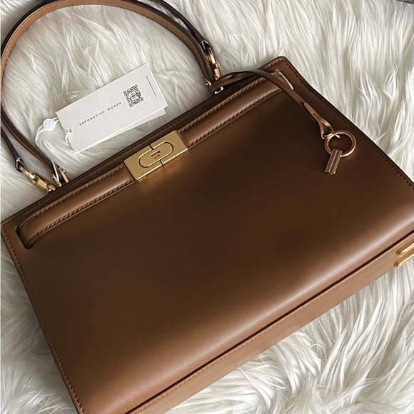 💰SOLD - 55814 - Tory Burch Lee Radziwill Small Satchel - Picture 8 of 16
